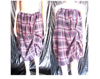 Acrylic Wool Tartan Short Tunic Janka