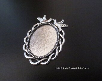 Setting cabochon (42x30mm)