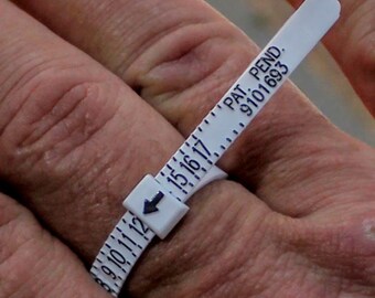 Finger Gauge Ring sizing gauge