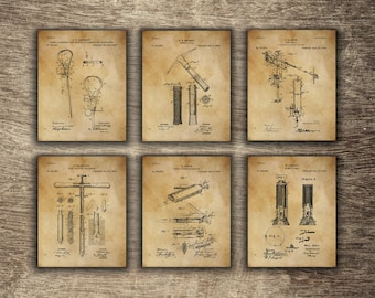 Mining Wall Decor, Mining Set of 6 Prints, Mining Poster, Mining Printable, Gift for Miner, Mining Group of 6 Patents - INSTANT DOWNLOAD -