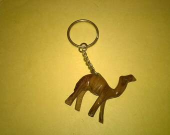 435) carved wooden key