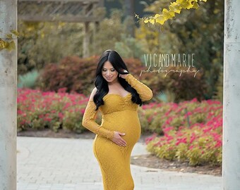 dress maternity gown photoshoot linnea sweetheart strapless