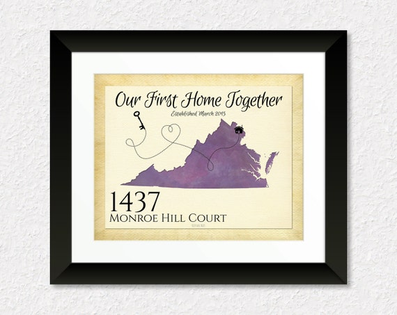 Our First Home Together Quote Custom Housewarming Gift Our First Home Together Quote Custom Housewarming Gift