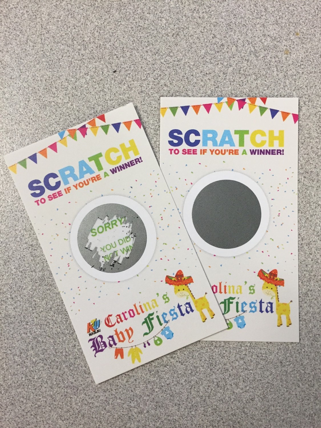 Scratch Off Cards / Custom