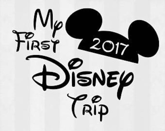 Download My First Disney Trip .svg file for Cricut and Silhouette