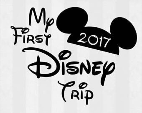 Download My First Disney Trip .svg file for Cricut and Silhouette