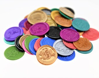 Personalized Self Adhesive Wax Seal Stickers/ Custom Wax Seal Stickers/Wedding wax seal stickers