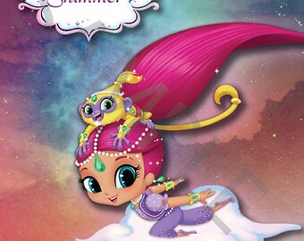 Shimmer shine monkey | Etsy