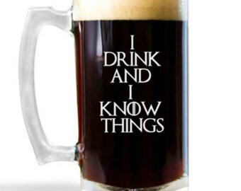 That's What I Do, I Drink and I Know, Game of Thrones Gift, Valentines Day Gift for Him, Game of Thrones Mug, Tyrion Lannister, GOT Mug