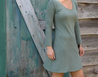 Farmhouse Dress-Organic Cotton and Hemp-Short Length