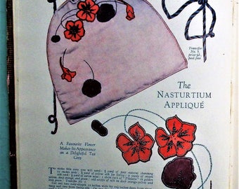Vintage Sewing Book 1920s 1930s Knitting Patterns - Good Needlework Gift Book - 20s 30s needlecraft embroidery millinery flowers doll making