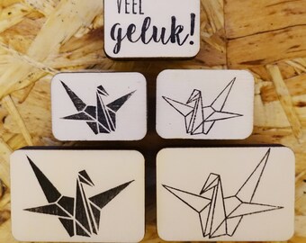 Stamp Origami Faucet Bird