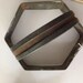 vintage cookie cutter biscuit cutter with handle tin metal OLD