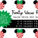 PRINTABLE PDF-Disney Cruise Magnet or Disney World Iron-On Personalized Christmas Mickey or Minnie Images