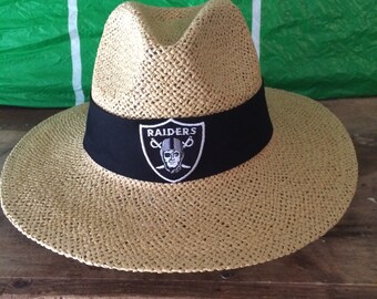 Oakland Raider Straw hat
