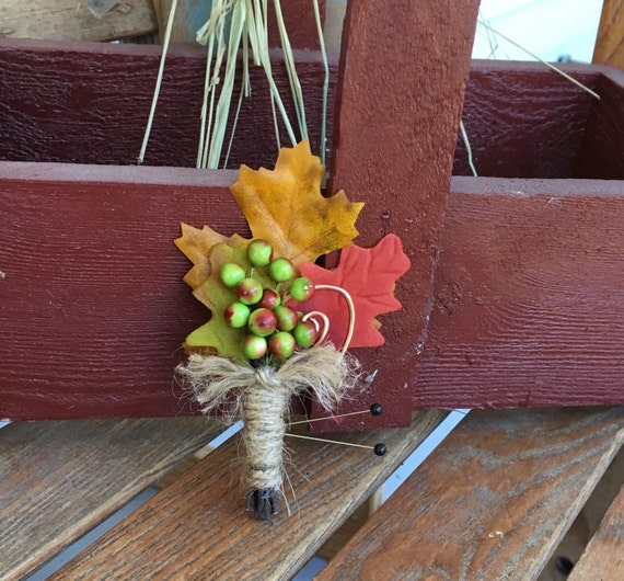 Fall boutonnière