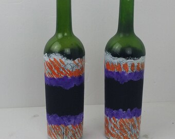 Recycled Wine Bottle Duo