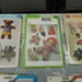 Vtg Lot of #12 Sewing Patterns Child Stuffed Animals -Pajama Bags-Toys-Pillows Years 60's to 90's