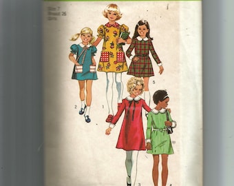 Simplicity Child's and Girls' Tent-Dress Pattern 5166