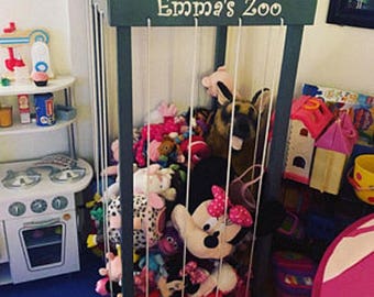 Stuffed animal storage, Stuffed animal zoo, Toy Box, Toy organizer, Toy storage, The Zoo