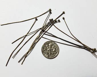 Base Metal Ball Headpins 24 Gauge