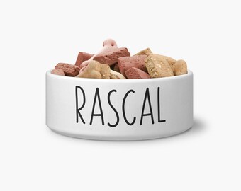 Ceramic Pet Bowl - Custom Dog Bowl Personalized Dog Bowl - Ceramic Pet Bowl - Personalized Bowl - Monogrammed Bowl - Monogrammed Dog Bowl