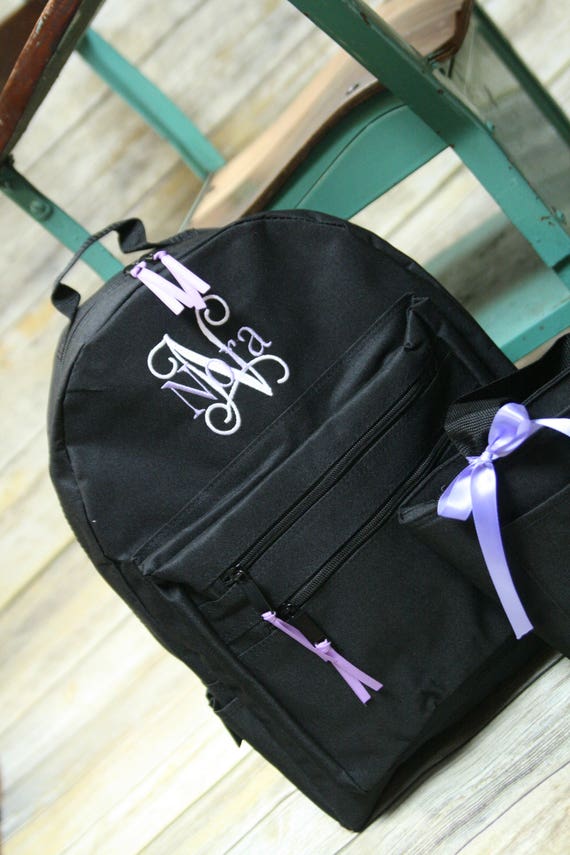 Monogrammed backpack monogrammed lunch box lunch tote