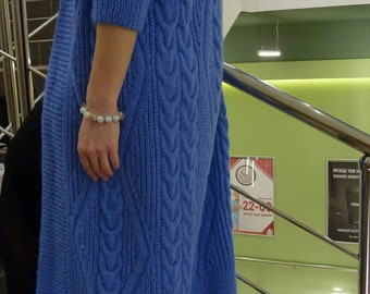 Angora cardigan with braids