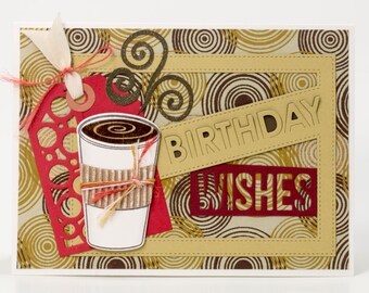 Kaffee geburtstagskarte Etsy