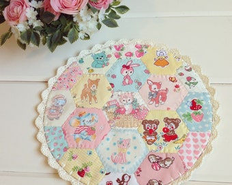 a most lovely large hexie patchwork doily no. 2