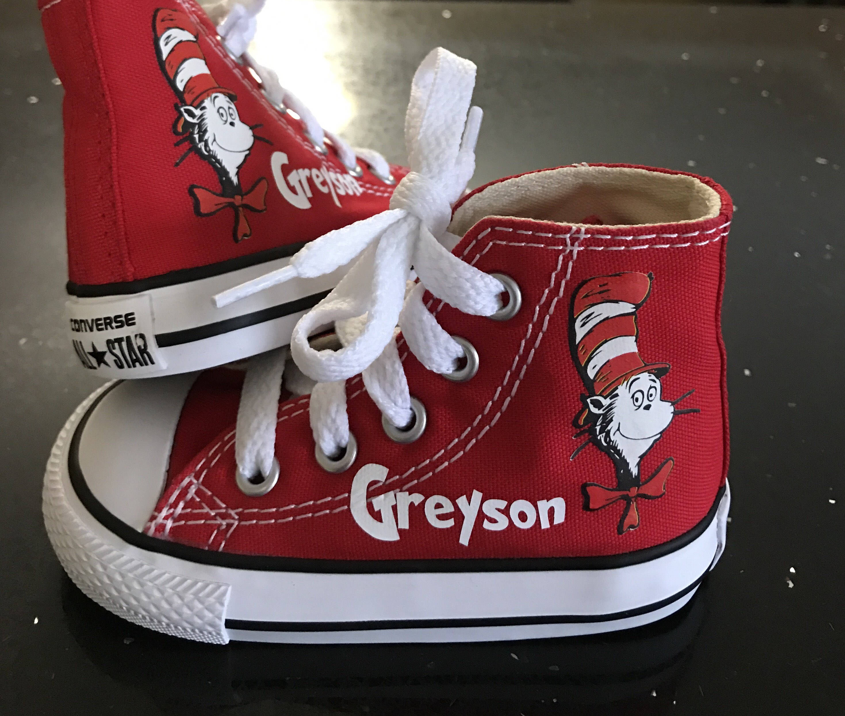 Cat In The Hat Converse Shoes