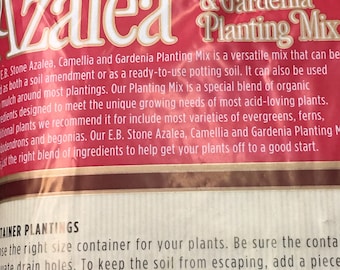 Fertilizer for Acid Loving Plants, Organic EB Stone Azalea, Camellia & Gardenia Mix, one (1) pound in Gallon size bag