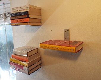 Floating book shelf