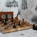 RESERVED!!! Reproduction of the Michael Tal chess set. tournament Soviet chess set. Wooden chess. Wooden chess set. New chess pieces