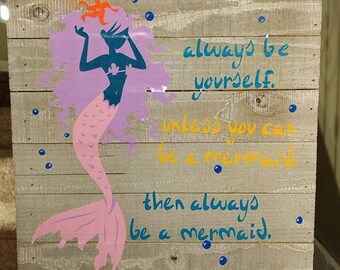 Mermaid signs | Etsy