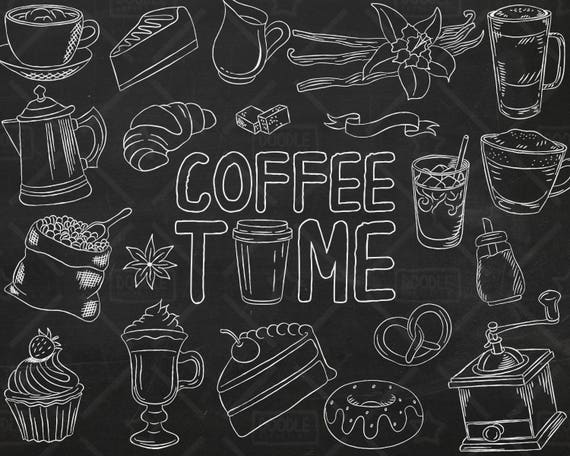 Download Chalkboard Coffee Vector Pack Coffee Shop Bakery Cafe