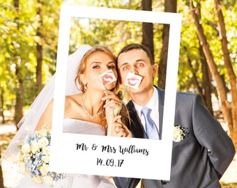 FULLY PRINTED Polaroid Selfie Frame