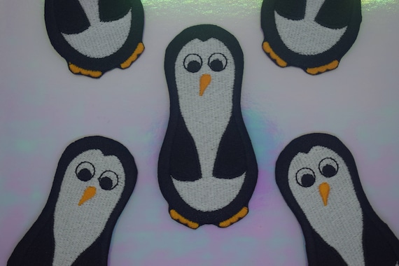 Penguin Iron on Patch