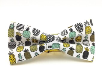 Adult Pineapple Bowtie, Handmade Bow Tie, Novelty Bow Tie, Mens Bowties By AmandaJoHandmade on Etsy