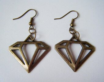 Earrings diamonds ♥ antique ♥