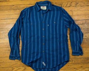 Vintage Levi's Blue Stripe Shirt