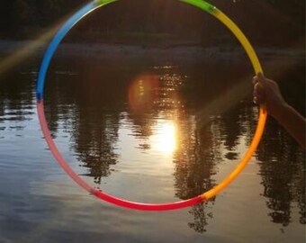 6 pieve UV Rainbow travel hoop (2 Designs!)