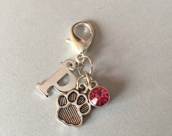 Small Paw Print Charm