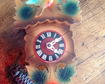 VINTAGE DECOR ~ Cuckoo Clock - Juggili Cuckoo clock - German wooden - complete and working.