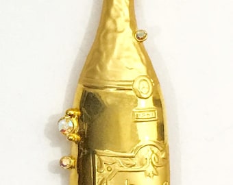 Champagne Brooch