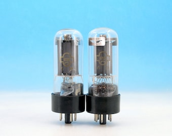 2x 6P3S 1975 & 1979 Reflector Output beam tetrode long life Soviet Russian Electrically Matched Vacuum Audio Audiophile Radio Tube Pair 6П3С