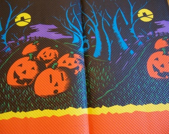 jack o lanterns paper table cover