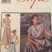 Style no.1542 Misses Dress Pattern Flared Skirt, Calf Length, Uncut Size 8-14