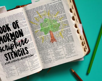 Book Of Mormon Scripture Stencils patterns