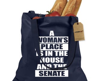 A Womans Place… Shopping Tote Bag
